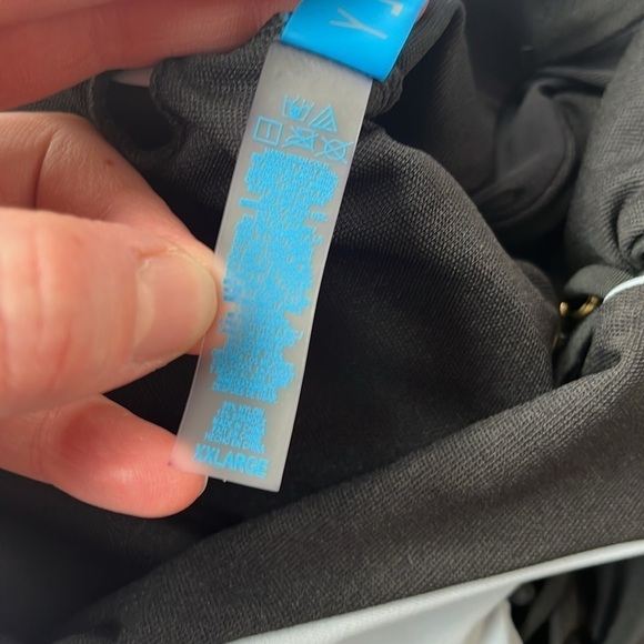 Maripily One Shoulder Asymmetrical Lace Up Blue/Black One Piece Swimsuit NEW XXL - Picture 5 of 8